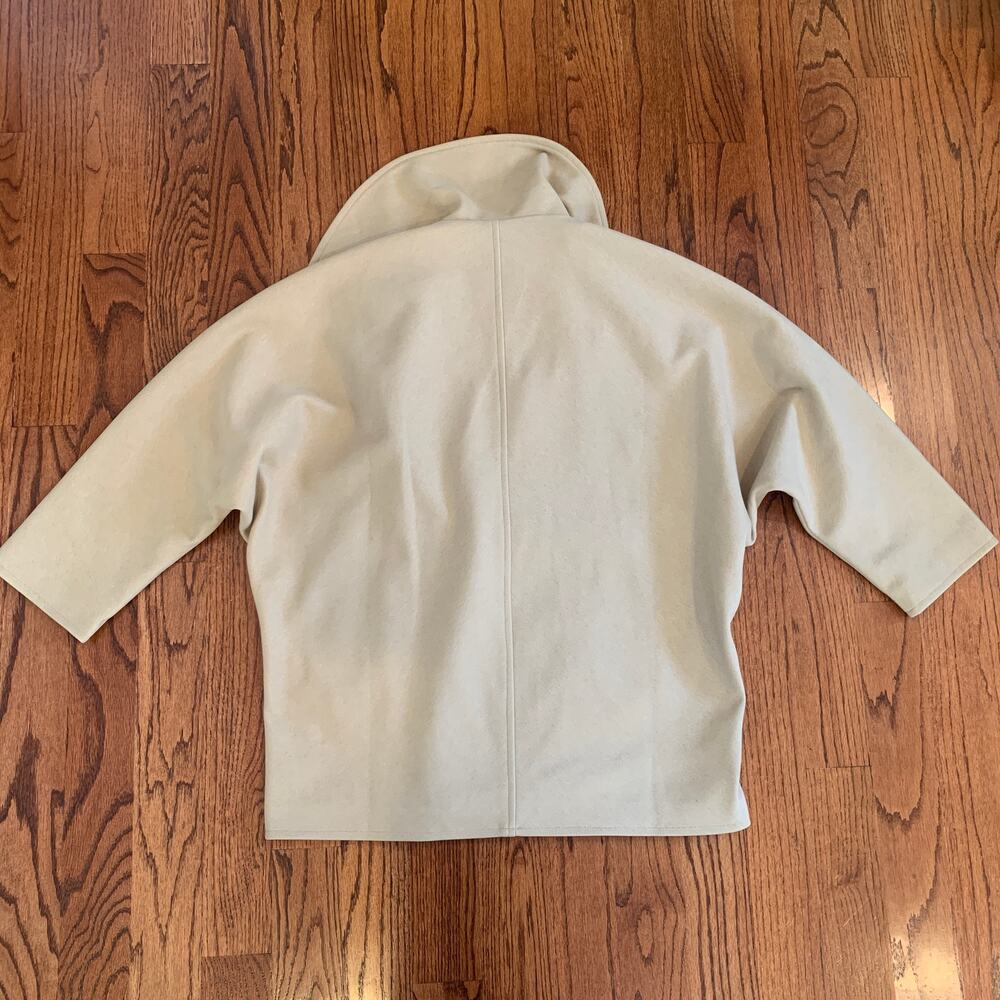 BNWT Commense Button-up Coat Jacket | Beige Khaki | Size Small - Picture 9 of 11